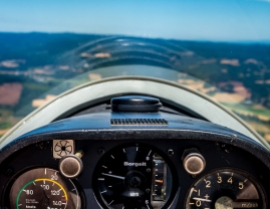 Willamette Valley Glider Club cockpit aerial photo